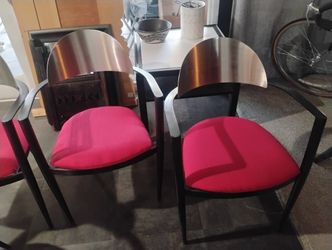 Set of 4 post Modern Dining Chairs