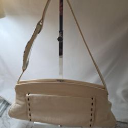 Escada White Leather Purse