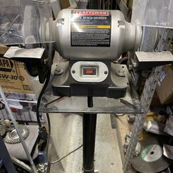 6” Craftsman Grinder With The Stand Like New 