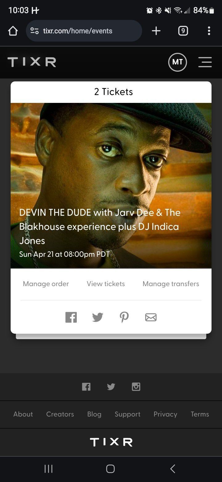 Devin The Dude 4/21 Nectar Lounge