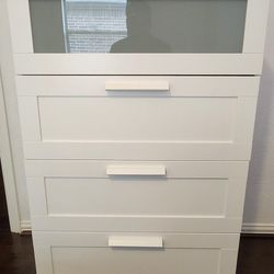 IKEA 4-drawer chest, white