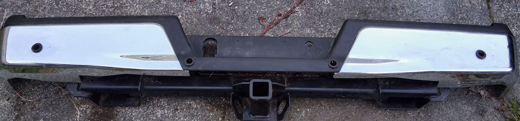 Title: 2015-2020 Ford F-150 OEM Style Chrome Rear Bumper Assembly with Hitch