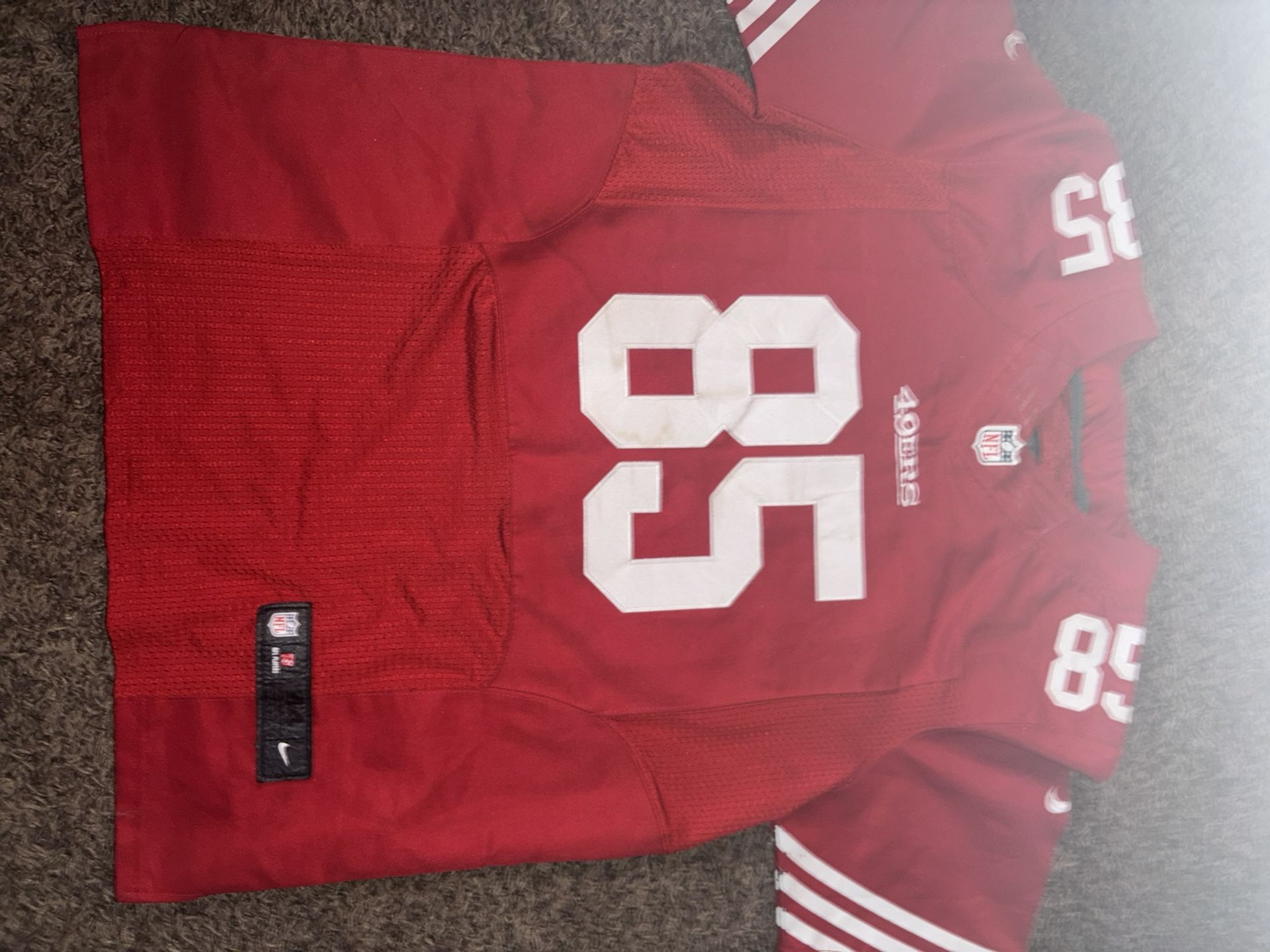Nike 49ers Stitched Jersey #85 Vernon Davis