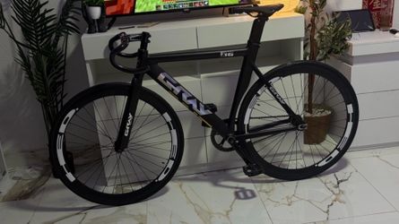 gray t16 track bike