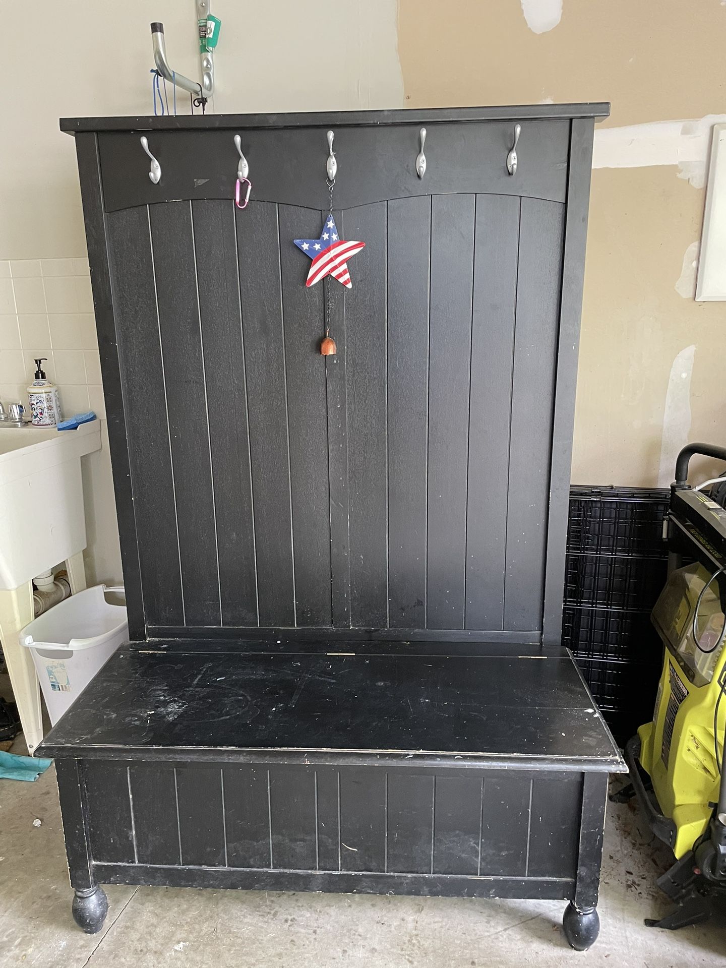 Hall Tree With Storage Bench