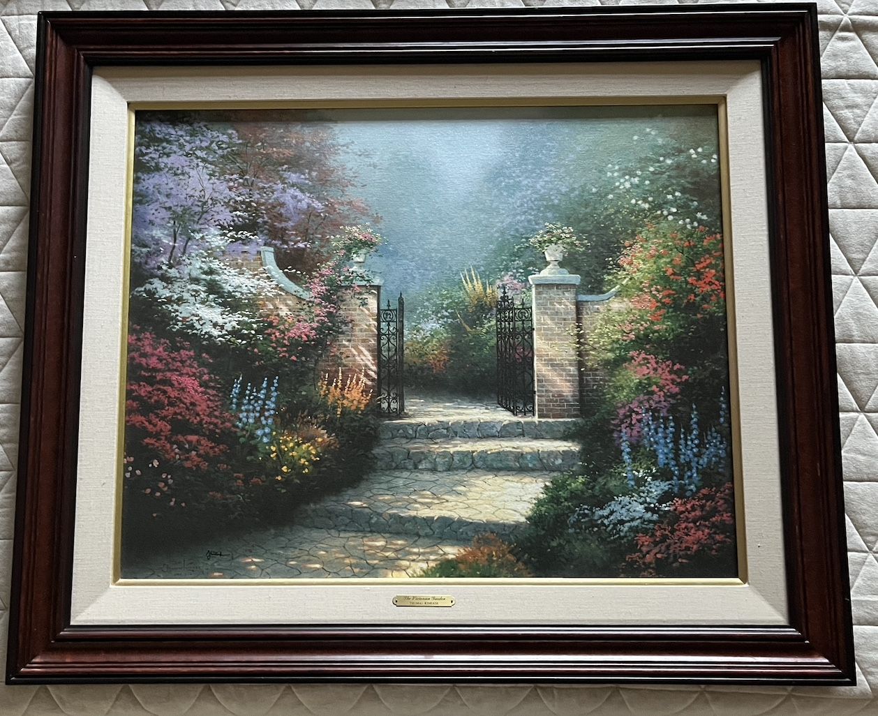 The Victorian Garden By Thomas Kinkade