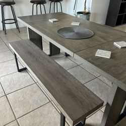 Table and Benches 