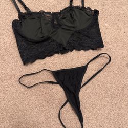 New Large Bra Bralette Panty Lace Lingerie Set