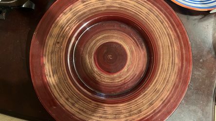 Big glass plate