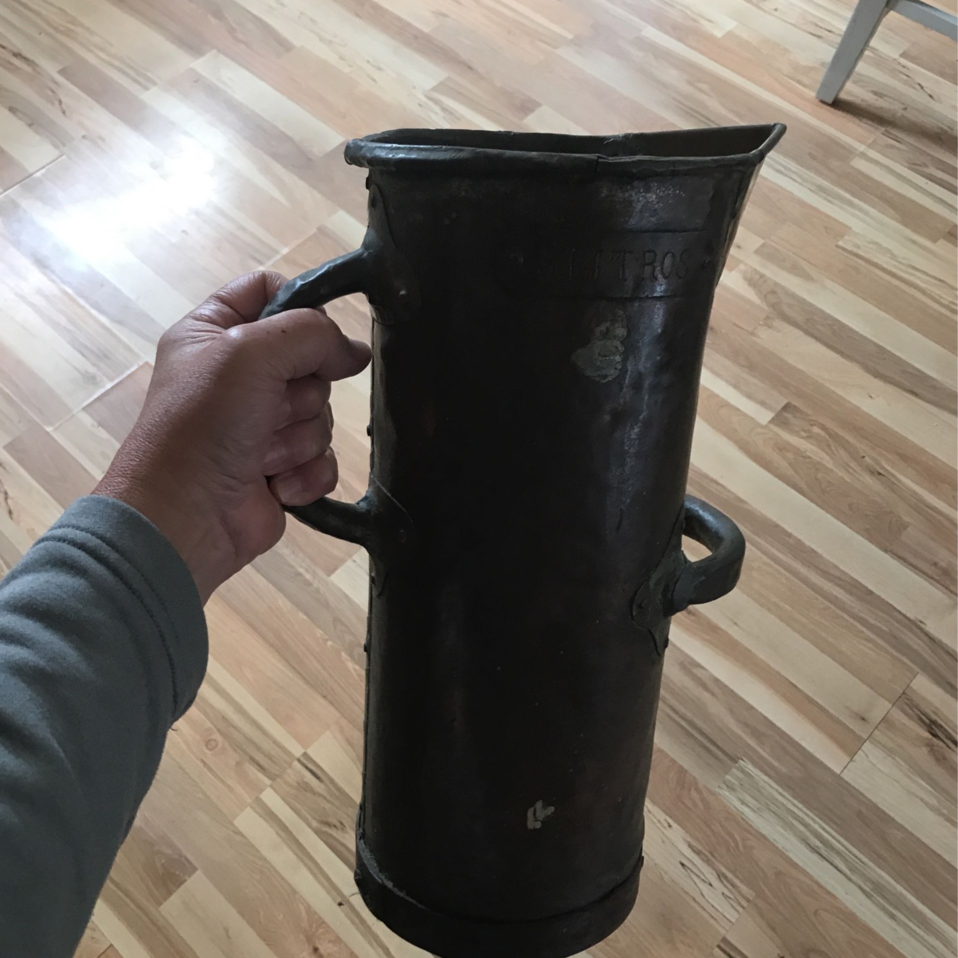  Solid copper Pitcher 5 Pounds Antique