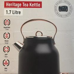 Haden Heritage 1.7L Stainless Steel Electric Cordless Kettle