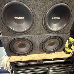 4-12” Subs $400 For All Or $250 For 1 