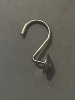 Silver Metal Shower Hooks