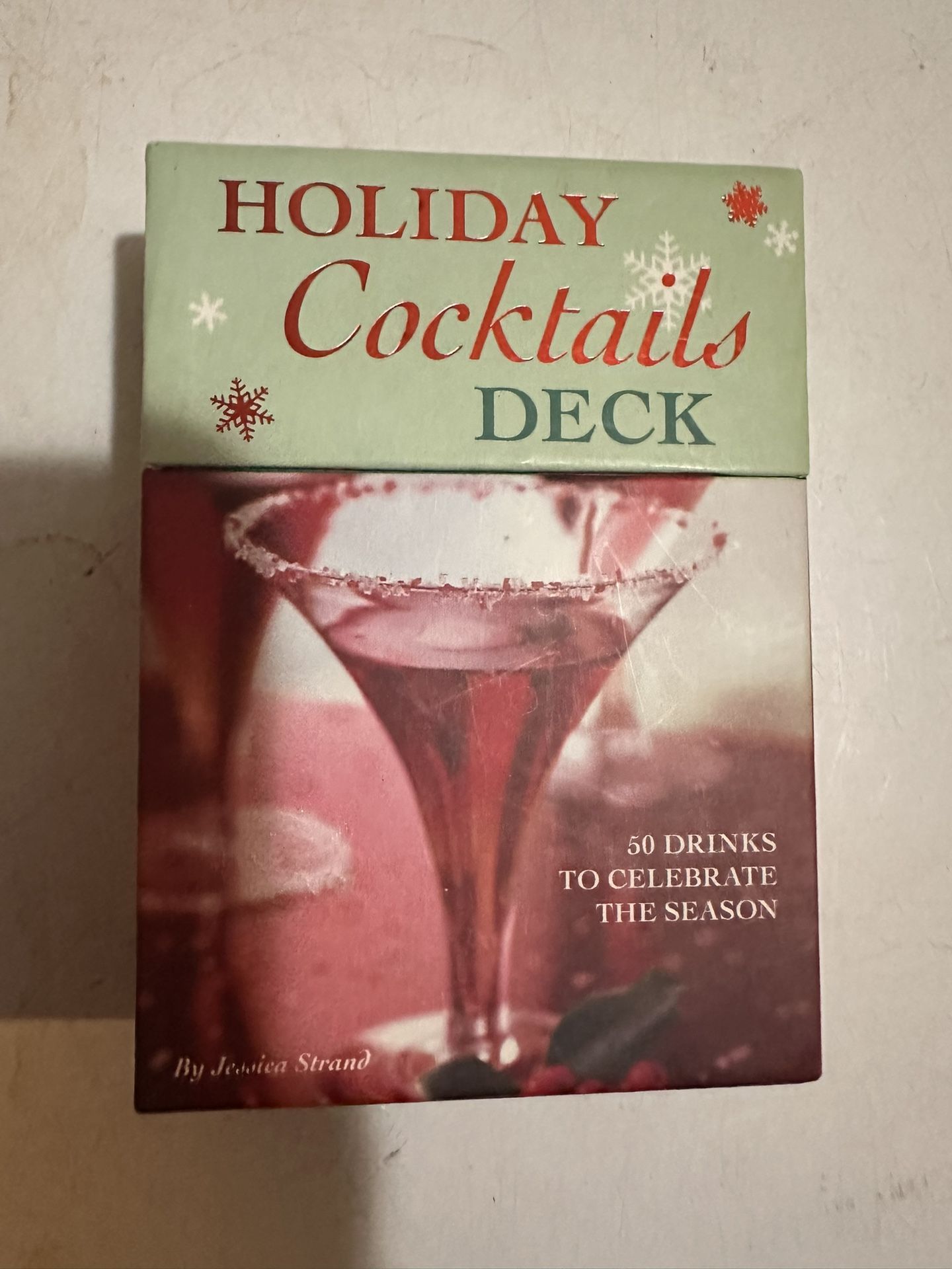 Holiday Cocktail Recipe Cards