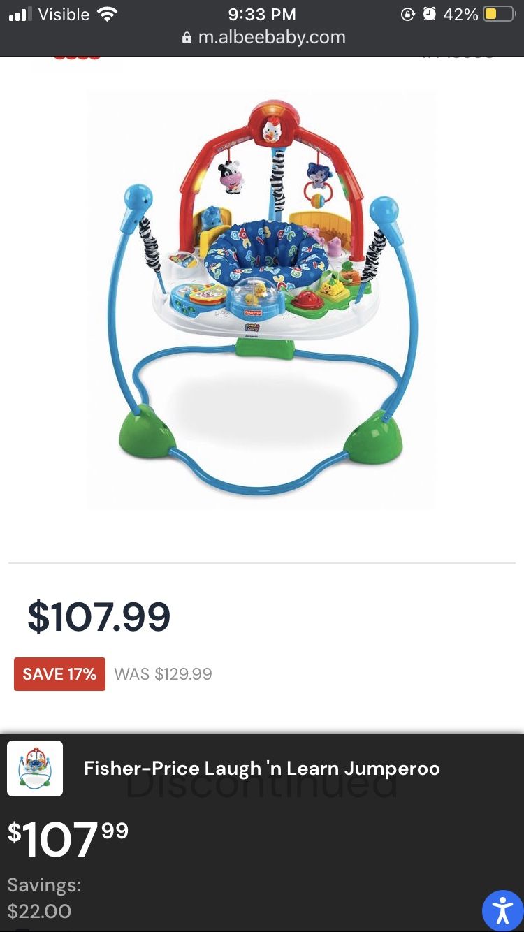 Fisher-Price Laugh 'n Learn Jumperoo