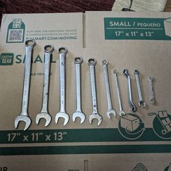 An Assortment of Combination Wrenches ( PROTO, SNAP ON & Mac ).