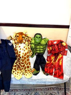Halloween Costume Bundle – 4 Outfits (5–7 yrs) ONLY $10!