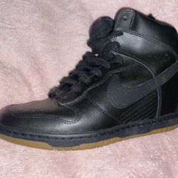 Nike Black Dunk Sky Hi Wedge Women’s 8 Ultra Rare 