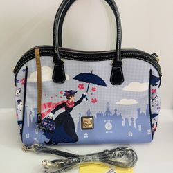 Disney Dooney & Bourke Mary Poppins Crossbody Satchel Bag 