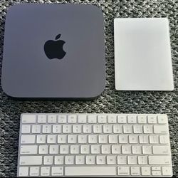 Apple Mac Mini (Late 2018) with keyboard & trackpad