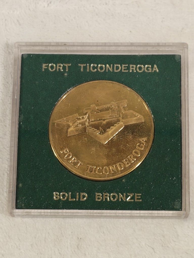 #338 Vintage NY Military Solid Bronze 🥉