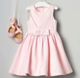 Like New!  Janie and Jack Bow Dress Sz 4