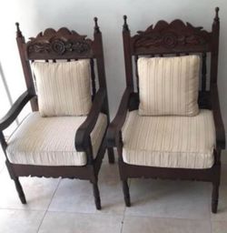 Lovely pair of antique armchairs for sale