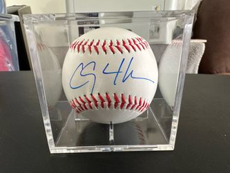 CLAYTON KERSHAW SIGNED LA LOS ANGELES DODGERS BASEBALL AUTOGRAPHED W/COA - 910
