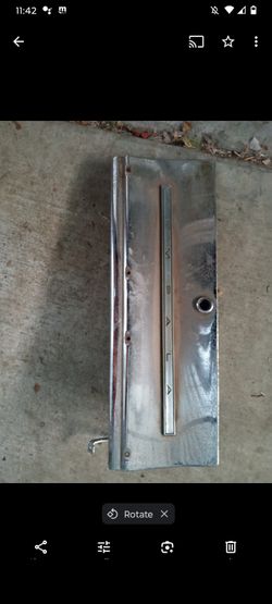 65 66 Chrome Glove Box Door Chevy Impala