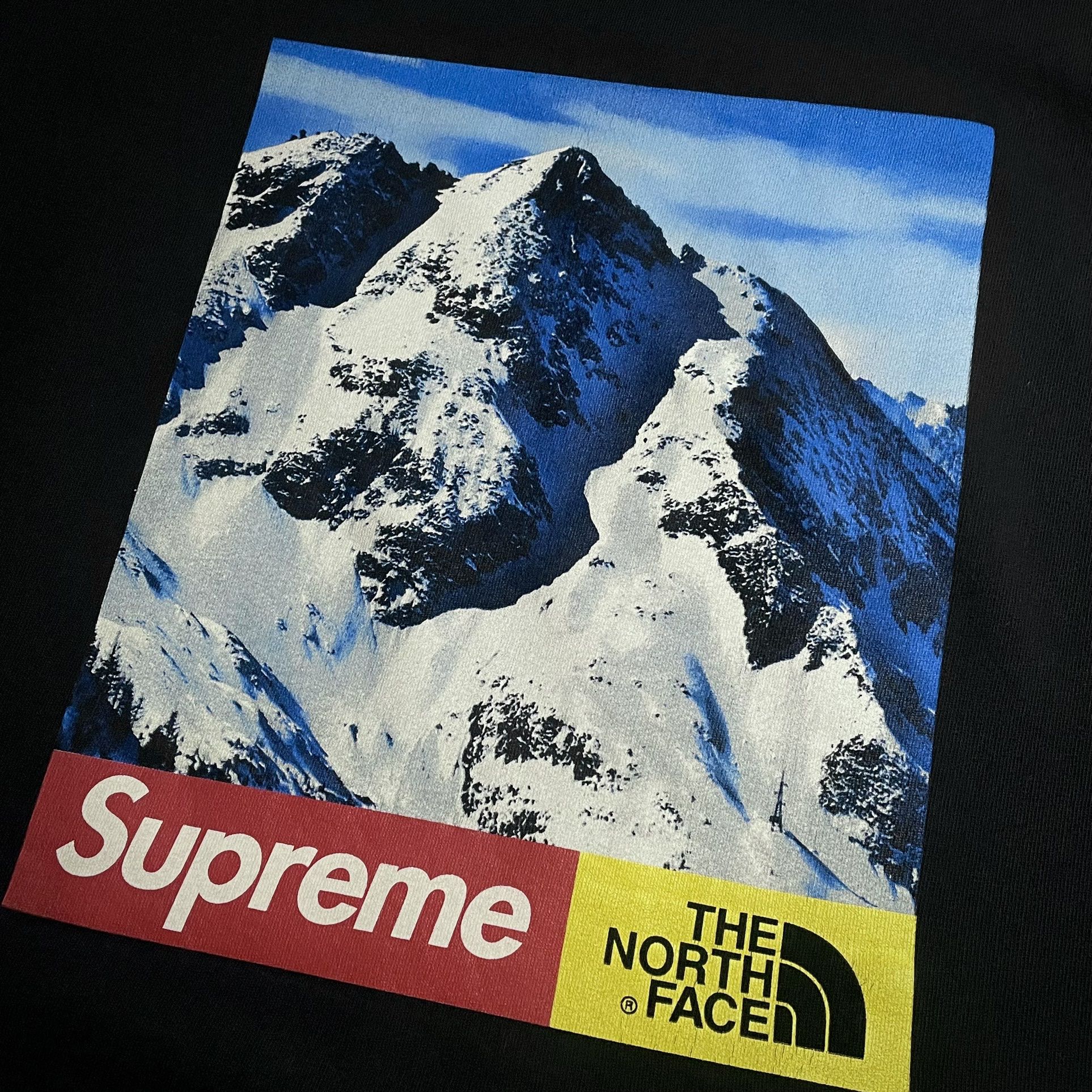 2017 Supreme x The North Face Mountain Crewneck in Black