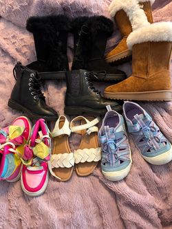 Girl size 12 lot shoes