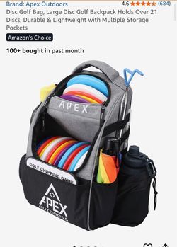 APEX DISC GOLF BAG