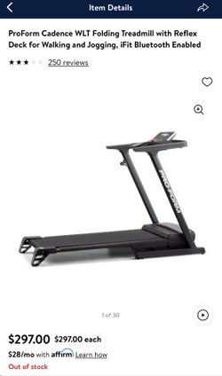 ProForm Cadence WLT Folding Treadmill