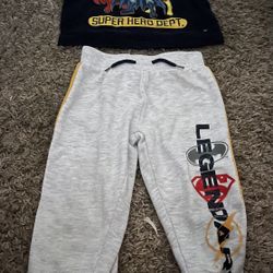 DC Justice League Shirt & Pants Set 