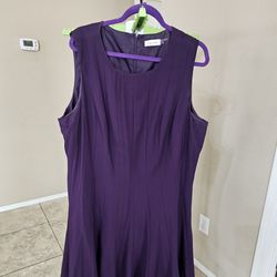 Calvin Klein Purple Dress