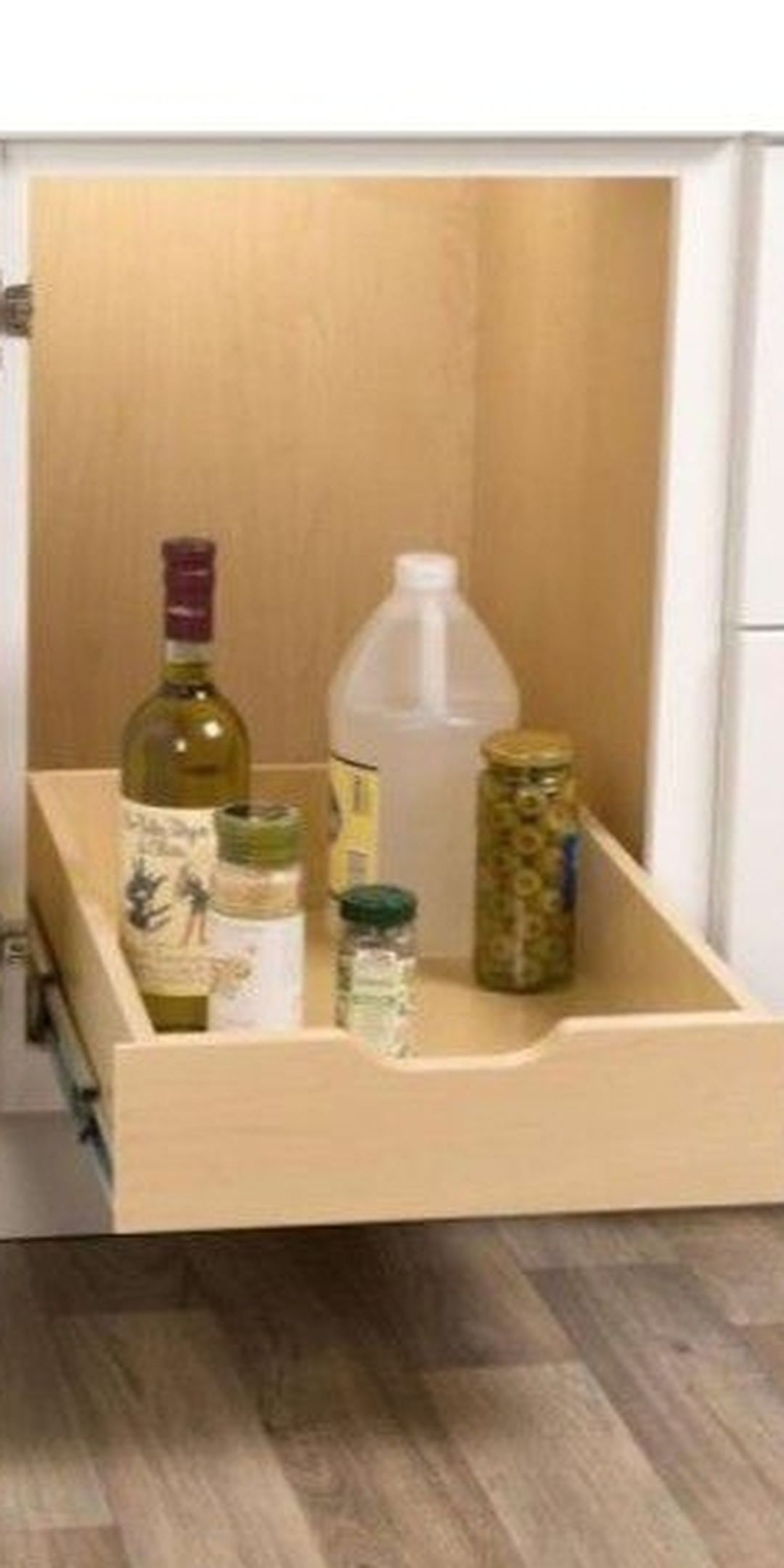 Soft-Close Wood Drawer Box Pull-Out Cabinet Organizer
