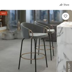 Counter stools with swivel seat