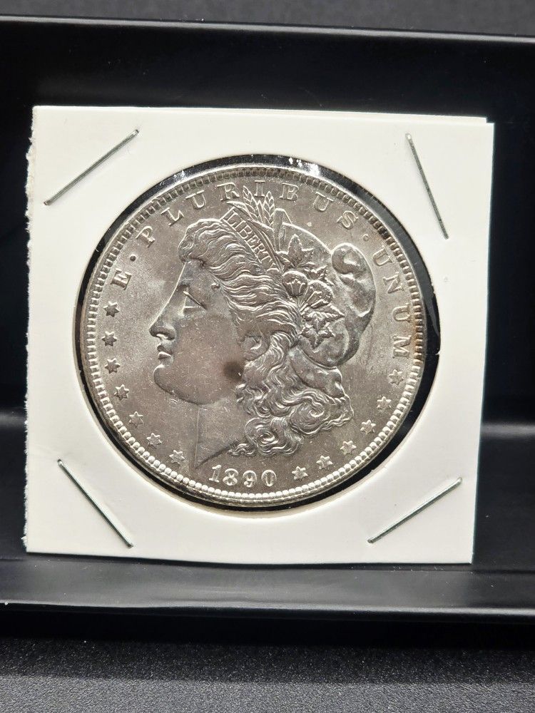 1890-P Morgan Silver Dollar BU