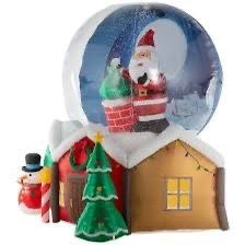 Member's Mark 9' Pre-Lit Snowglobe Airblown Christmas Decor