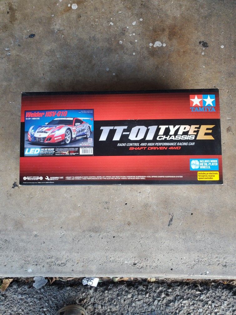 Tamiya EP RC Car 1/10 Weider HSV-010 TT01 Type E Chassis 4WD Car