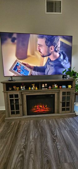 TV Stand with Electric fireplace
