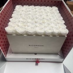Ricordami Forever Lasting White Roses 