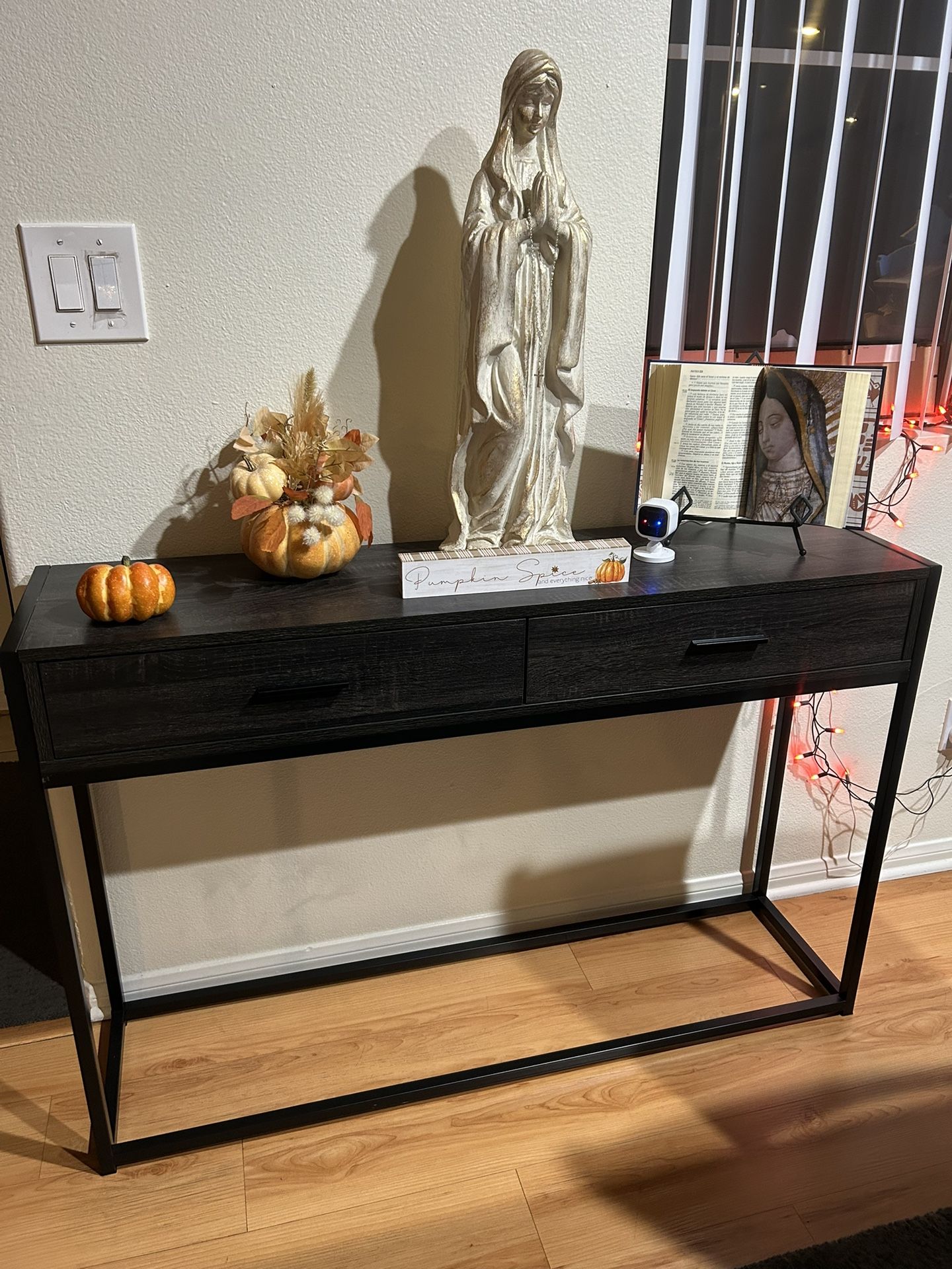Entryway Table With Drawers
