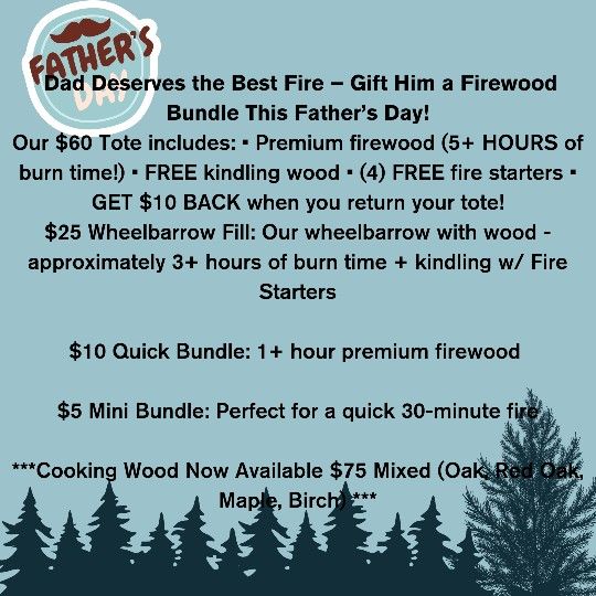 Father's Day Deals Firewood