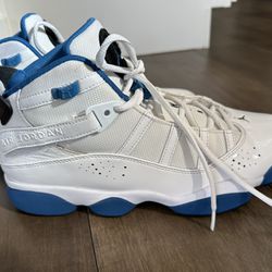 Men’s Air Jordan 6 Rings Size 11 Sneakers Marina Blue 
