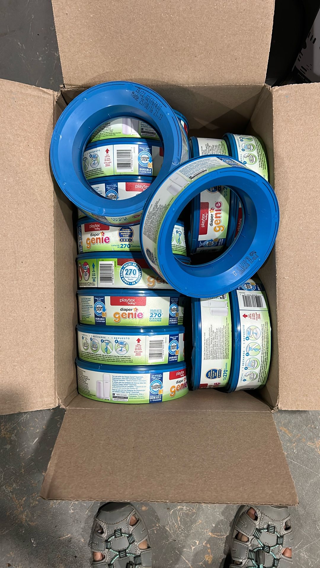 Daiper Genie refills Plus Diaper Genie Classic With Round Top