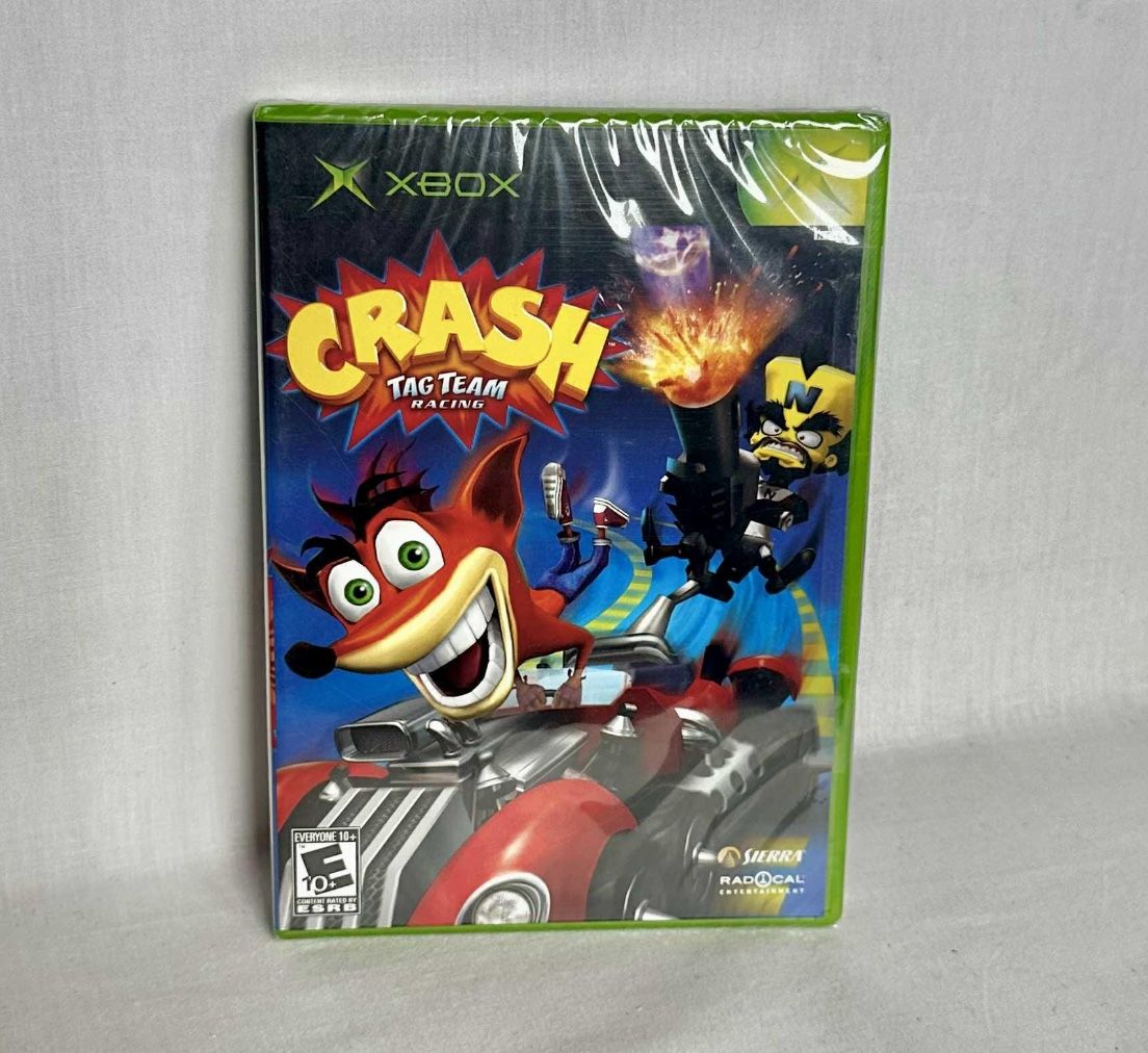 Vintage Microsoft XBOX Original - Crash: Tag Team Racing - Brand New Sealed 2000s