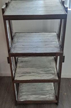 sloppy rustic barn shelf
