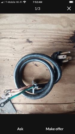 Dryer or stove plug 4 pongs