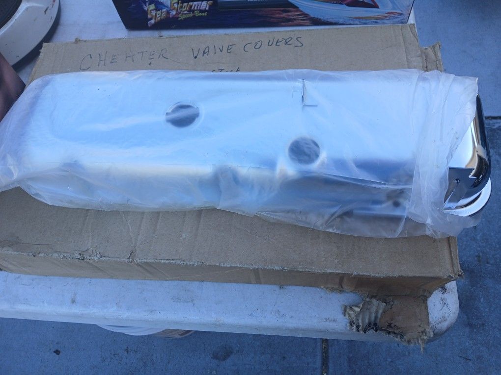 Chevy BB Crome Valve Covers